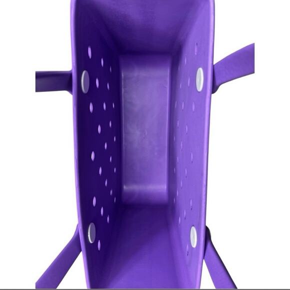 NEW EVA Waterproof Tote Bag Purple - Picture 3 of 4